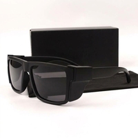 Lunettes de sécurité Z87, monture carrée, lunettes de soleil polarisées avec protection latérale, adaptées au cyclisme, unisexe