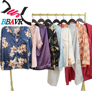Camisón de seda de 19 momme, ropa usada en pacas, Miami, Florida, pacas de ropa de segunda mano de 100 kg - Product Image 5