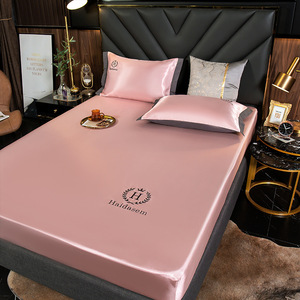 <span class=keywords><strong>Housse</strong></span> de tapis d'été en soie glacée brodée, <span class=keywords><strong>housse</strong></span> de lit trois pièces pour hôtel, <span class=keywords><strong>drap</strong></span>-<span class=keywords><strong>housse</strong></span> - Product Image 5