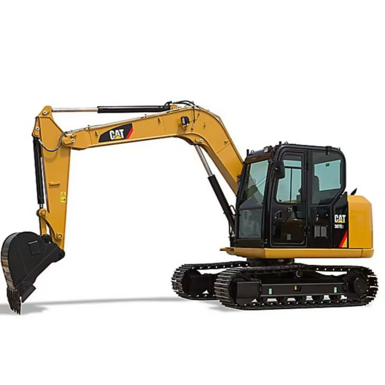 Envío gratis excavadora usada Caterpillar CAT 307 307D 7ton máquina excavadora sobre orugas
