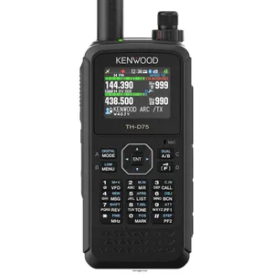 TH-D75A D-Star Kenwood Rádio de presunto portátil Walkie Talkie Amador VHF/UHF Transceptor Rádio de duas vias tri-band