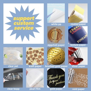 <strong>Customize</strong> Logo <strong>Labels</strong> Transparent Waterproof Sticker Gold Foil Stamping Logo Clear Pet Sticker for Beverage <strong>Bottle</strong> Packaging - Product Image 6