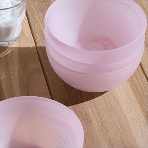 Tazón de Vidrio para Servir, Ecológico, Redondo, con Patrón en Espiral, de Colores Variados, Marca Yug Glassware - Product Image 3