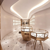 Solution clé en main pour bijouterie, service de design et de décoration intérieure pour toute la boutique