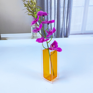Wedding Party Home Decoration Tabletop Acrylic <strong>Flower</strong> <strong>Vase</strong> Eco-Friendly Colorful Modern Acrylic <strong>Vase</strong> - Product Image 4