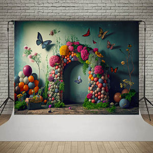 Sfondo Fotografico per la Festa della Mamma, Decorazione <span class=keywords><strong>Vintage</strong></span> 3D, Foto di Bambini e Famiglia, Fondale per Studio Fotografico - Product Image 2