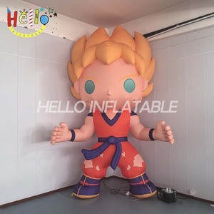 Modèle de personnage d'anime gonflable géant personnalisé, figurine de héros Super Saiyan pour exposition de bandes dessinées, publicité gonflable - Product Image 2