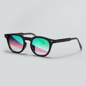 Gafas <span class=keywords><strong>de</strong></span> <span class=keywords><strong>Sol</strong></span> <span class=keywords><strong>de</strong></span> Moda, Redondas, Montura Completa, <span class=keywords><strong>de</strong></span> Lujo, Marca Privada, Ligeras, con Protección UV400, Cómodas, Unisex, 2026 - Product Image 4