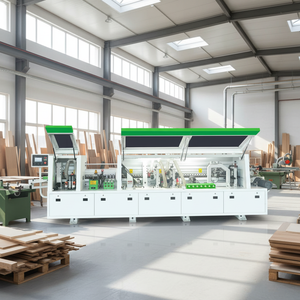 Machine de chantournage automatique grand format pour panneaux à base de bois, avec pré-fraisage et arrondissement des coins, pour meubles en bois - Product Image 1