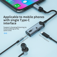 2 in 1 Typ C bis 3,5mm Kopfhörer anschluss und PD 60W Lade adapter USB c Hifi Digital Audio Aux Splitter für iPhone 15