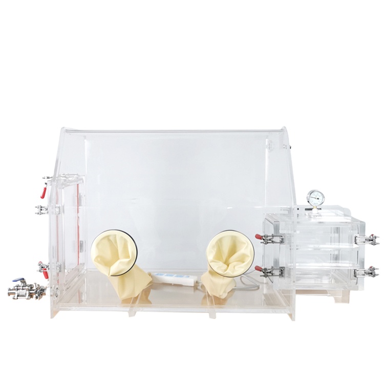 Лабораторный эксперимент для исследований акриловый ящик для операций PMMA перчаточный ящик с вакуумной камерой