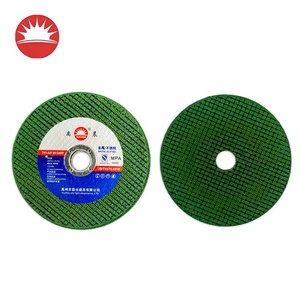 Laag Moq Groen/Geel Aluminiumoxide 5 Inch Hars Slijpen En Schurende Dubbele Net Snijschijf Voor Metaal - Product Image 5