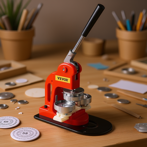 Macchina per la creazione di spille da 58 mm, strumento per stampaggio rotondo per artigianato e progetti fai-da-te - Product Image 2