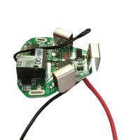 Carte de protection de batterie lithium-ion 3S 12V avec port DC et capteur de température, carte de circuit pour perceuse électrique