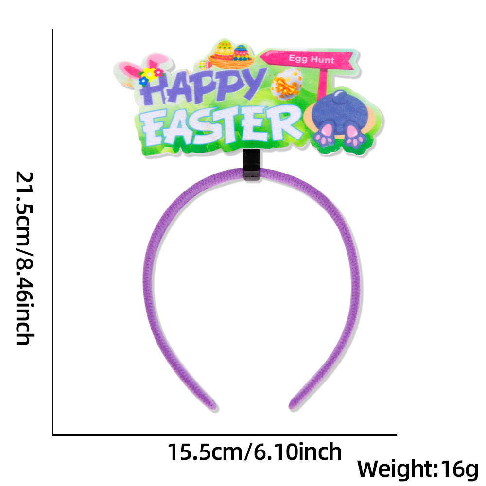 Rabbit direction figure letter model - easter headband