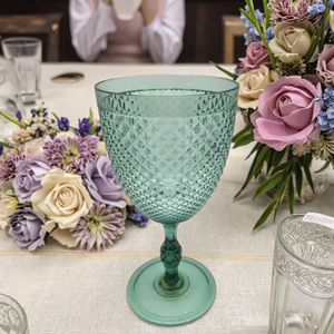 Vente en gros <span class=keywords><strong>gobelet</strong></span> transparent en verre à vin bleu foncé vert violet pour décoration de <span class=keywords><strong>mariage</strong></span> <span class=keywords><strong>gobelet</strong></span> en cristal en plastique - Product Image 3