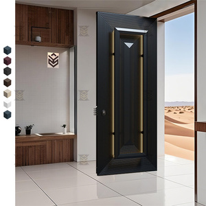 Shiyuan thiết kế cực kỳ hiện đại cửa gỗ rắn sẵn sàng thông minh cho biệt thự hiện đại và căn hộ táo bạo hấp dẫn ngoài trời - Product Image 3