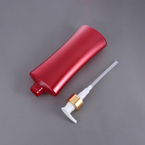 Flat 500Ml Pet <b>Plastic</b> Bottle With Lotion Pump For Personal Care <b>Packaging</b> - Product Image 3