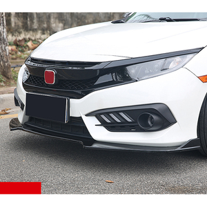 Môi trước 3 mảnh phong cách rộng cho 2016 2020 Honda thế hệ thứ 10 Civic - Product Image 4