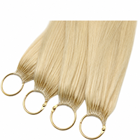Extensions de cheveux en plumes naturelles au crochet, tissage machine, sans pointes abîmées, vente en gros d'usine, fournitures de salon