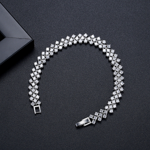 LUOTEEMI — Bracelets et Bracelets en Zircon, bijoux de luxe à la mode, bijou de mariage AA cubique en diamant de zircone - Product Image 6