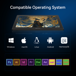 Tablet Grafico DigiDraw a Doppio Uso, Tavoletta Professionale per Disegno Digitale con Monitor Integrato - Product Image 3