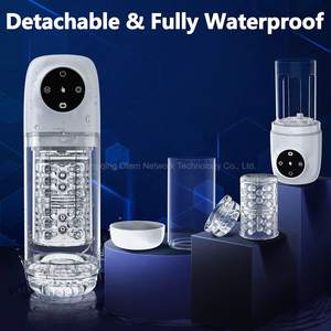 Dispositivo di masturbazione maschio automatico di alta qualità con 7 velocità di vibrazione telescopica e IPX7 impermeabile corpo sicuro - Product Image 5