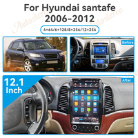 Android 10,0 para Hyundai Santa Fe 2006, 2007, 2008-2012 navegación GPS del coche de la Unidad de Auto estéreo grabadora de Radio Multimedia IPS