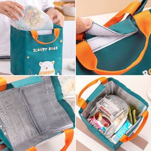 Fashion Aluminum Foil Insulated <b>Box</b> Children's Student <b>Lunch</b> Bag 20L Capacity Waterproof Lightweight Portable Cooler - Product Image 2