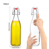 Bouteilles en verre en gros pour brassage maison avec bouchon à bascule pour Kombucha, Kefir, boissons gazeuses et bière