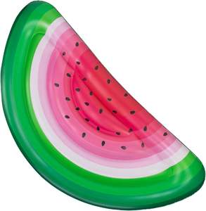 Bouée gonflable géante en PVC en forme de tranche de pastèque 72"x72" pour piscine, idéale pour les fêtes estivales à la plage, pour adultes - Product Image 1