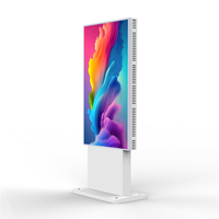 Affichage numérique tout-en-un LCD extérieur 55'', étanche IP65, haute luminosité 4K UHD (3500 nits), signalétique numérique commerciale