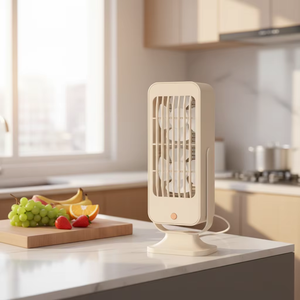 Ventilateur de bureau économique ultra silencieux, ventilateur de bureau à pince, ventilateur rechargeable, mini ventilateur de table portable - Product Image 1