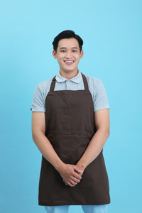 ผ้ากันเปื้อนครัวแบบสั่งทำ Perfect Chef ผ้าเดนิมผสมคอตตอน ซักได้ ผ้าแคนวาส ปรับขนาดเอวได้ สไตล์ยุโรป มีช่องใส่เครื่องมือ สำหรับผู้ชาย - Product Image 6