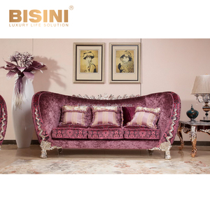 Farfalla <span class=keywords><strong>Mobili</strong></span> di Design 24k Dorato E Sculture In Legno 3 + 2 + 1 Sedile Divano del Soggiorno Set, A mano Trapuntata Rose di Velluto Rosa Divano Divano - Product Image 2