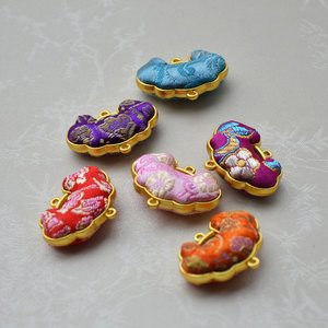 Song Brocade Ruyi Lock Charms Zinc Alloy Handmade Pendant Gift <b>Keychain</b> Accessory Spring 2025 Lianyungang - Product Image 3