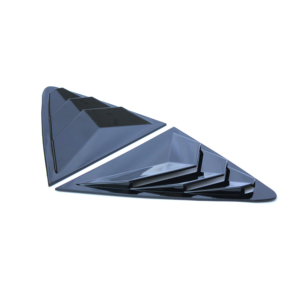 <span class=keywords><strong>Persianas</strong></span> de ventana trasera negra brillante lateral de coche, <span class=keywords><strong>persianas</strong></span> triangulares de ventana de ventilación, <span class=keywords><strong>persianas</strong></span> para Seat <span class=keywords><strong>Leon</strong></span> 2013 + - Product Image 4
