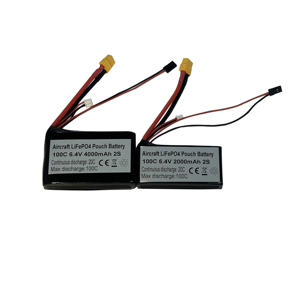 Flugzeug RC LiFePO4 Lipo 6,4V 2S 2000mAh 100C Akkupack für RC-Boot Funkempfänger Sender - Product Image 5
