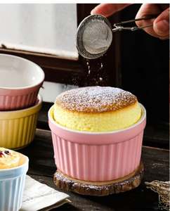 Logo personnalisé, ustensiles de cuisson, crème brûlée, porcelaine, va au four, céramique, bols ramequins soufflés pour la cuisson des restaurants - Product Image 5