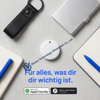 Pelacak GPS Airtag untuk kartu 4 paket 2 kartu nama anti maling karbon smartfinder seperti mini atuvos kofferanhanger pro