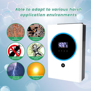 Voltronic <span class=keywords><strong>Axpert</strong></span> Max 11kw 48V Dos cargadores 150A PV Entrada 500vdc Salida dual 11000W <span class=keywords><strong>Inversor</strong></span> solar híbrido 10KW para el hogar - Product Image 5