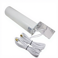 Antenne omnidirectionnelle verticale extérieure à gain élevé 3G/4G/LTE/5G 698-2700MHz Amplificateur de signal de téléphone portable/Répéteur cellulaire