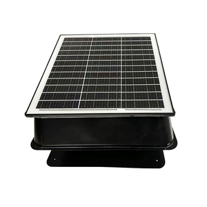 Ventilador Industrial de CC para Refrigeración Solar - Panel Solar de 50W, Flujo de Aire de 2300m³/h, Termostato Inteligente, Refrigeración para Almacenes y Fábricas ODM - Product Image 4