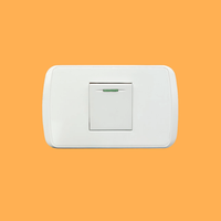 VBQN 16A 1gang 2 gang 3 gang 1 way Outlet American US Standard Outlet Electric PC Switch and Socket For House