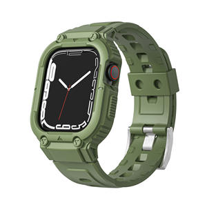 Cinturino in <span class=keywords><strong>Silicone</strong></span> TPU e custodia per Smart Watch custodia protettiva per <span class=keywords><strong>Apple</strong></span> Watch 4 5 6 7 8 IWatch 38/40/41mm 42/44/45mm - Product Image 2