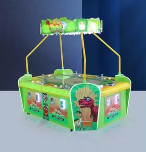LQY LFA001 Isla de Dinosaurios de Rescate para 6 Jugadores, Máquina de Juegos Arcade, Color Verde, Funciona con Monedas, para Niños - Product Image 1