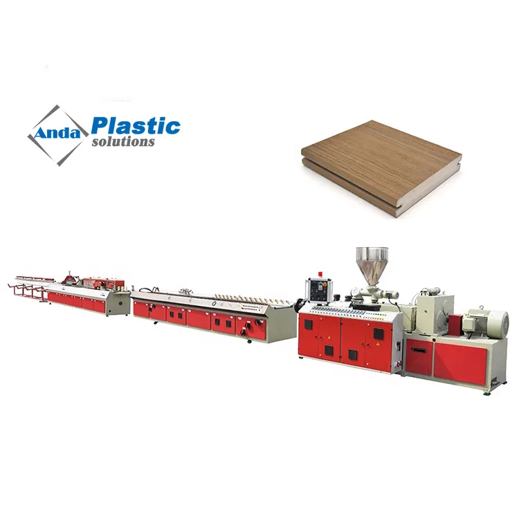 WPC آلة مرّكب من الخشب والبلاستيك WPC خط إنتاج القطاع الجانبي