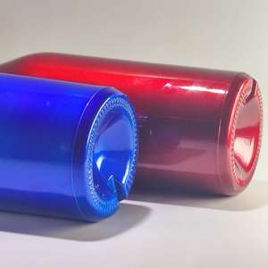 <span class=keywords><strong>750Ml</strong></span> Màu Đỏ Màu Xanh Mạ Điện Rượu Sâm Banh Chai Thủy Tinh Với Nút Chai - Product Image 4