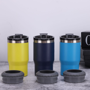 Gobelet de bouteille de bière en acier inoxydable 14oz à usage multiple avec 2 couvercles en option - Product Image 6