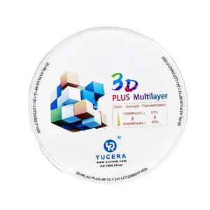 Yucera <strong>Zirconia</strong> Dental Sht 3d <strong>Zirconia</strong> <strong>Block</strong> Disc for Dental Lab Crown and Bridge - Product Image 1